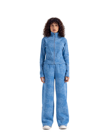 pool tie dye zipper jacket