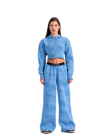 pool tie dye cropped jacket