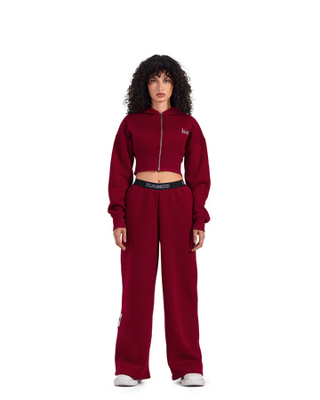 kamzi burgundy wide leg