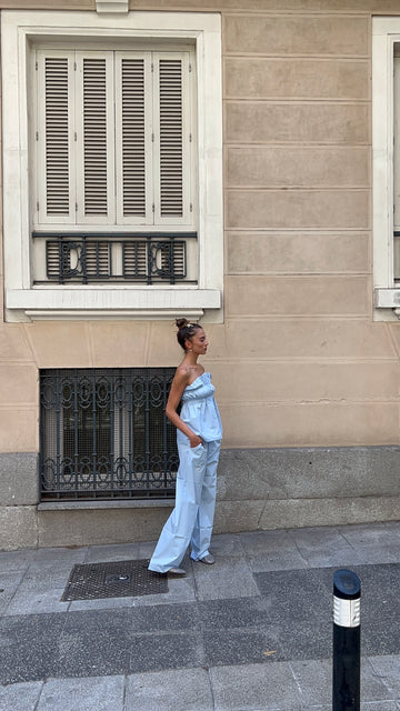 Serene Flow Set In Baby Blue