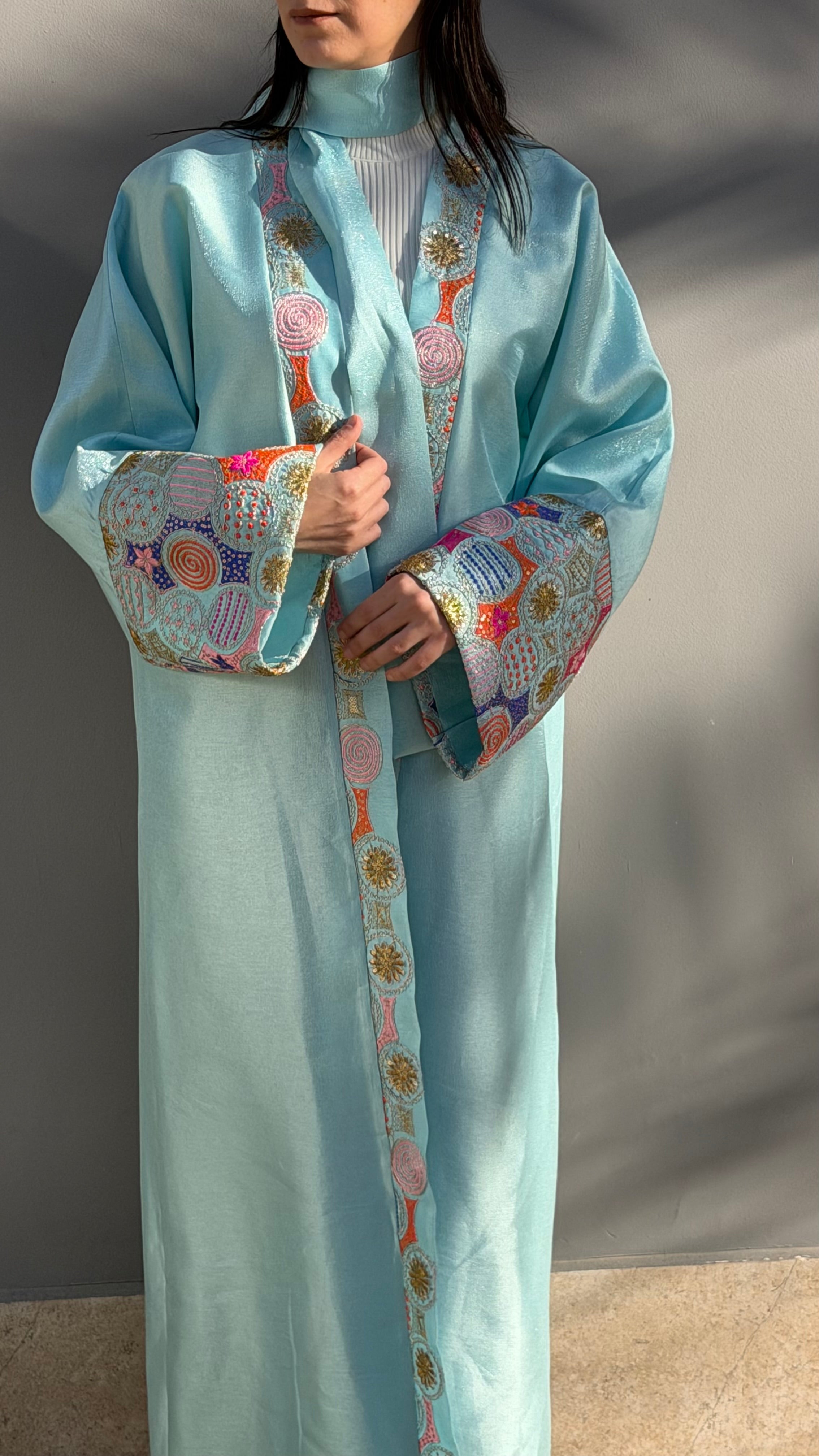 Soft Sky Kaftan
