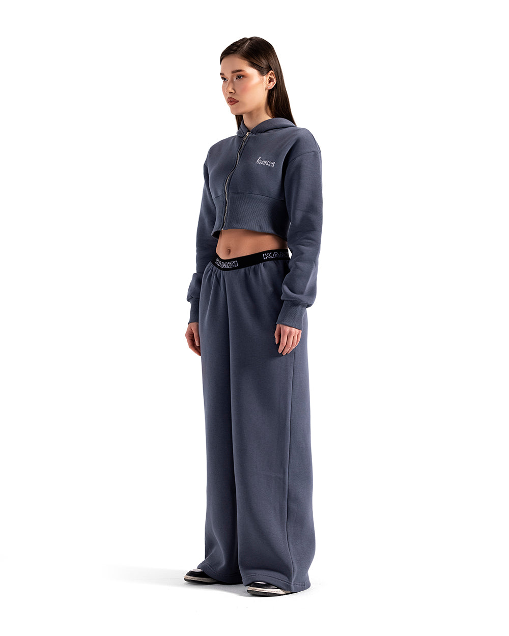 kamzi charcoal wide leg