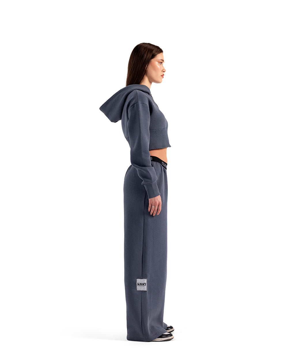 kamzi charcoal wide leg