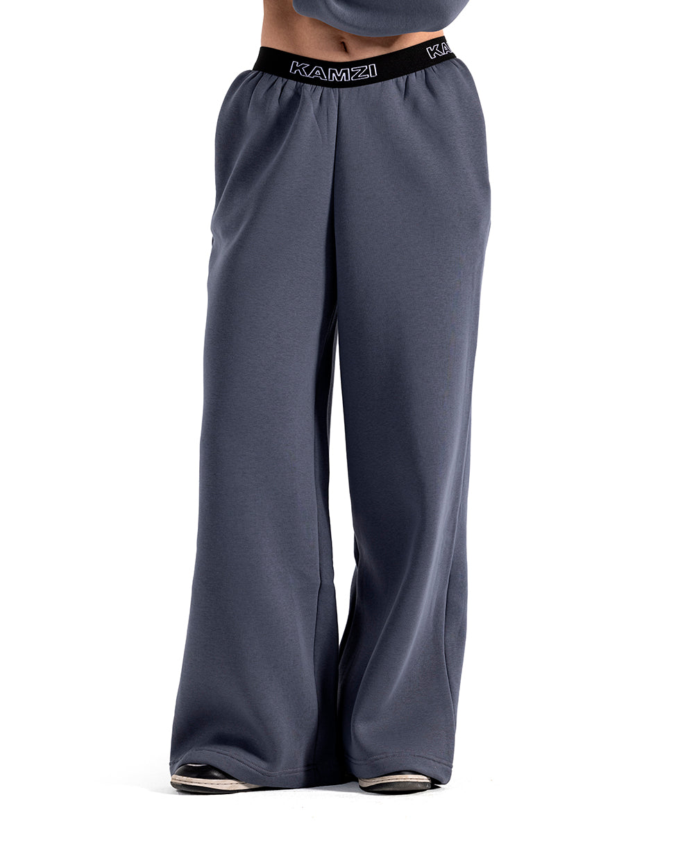 kamzi charcoal wide leg