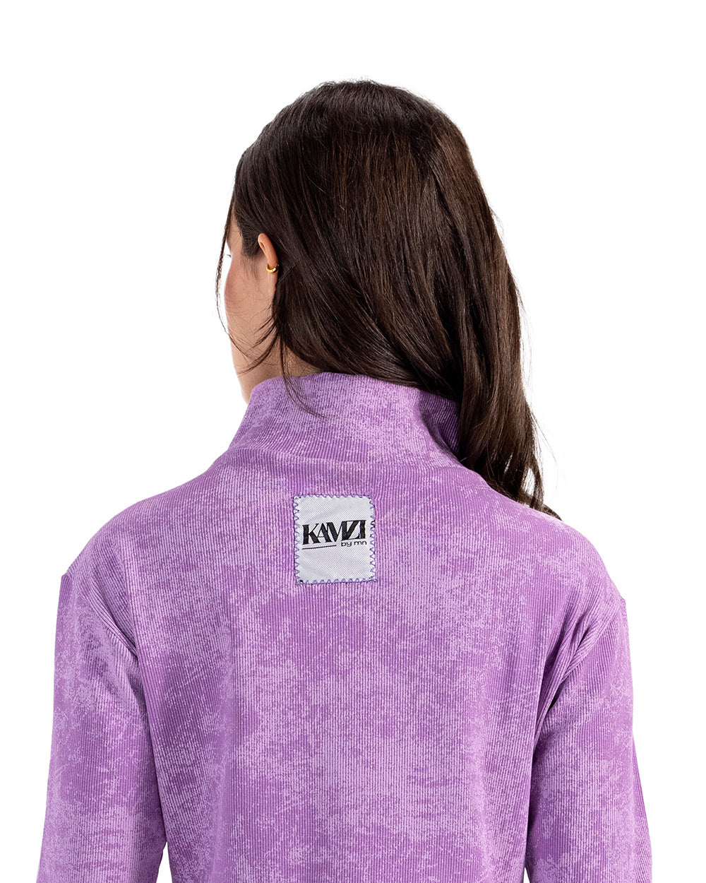 pale mauve tie dye zipper jacket