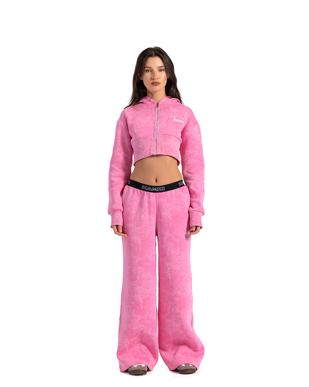 kamzi rose tie dye wide leg