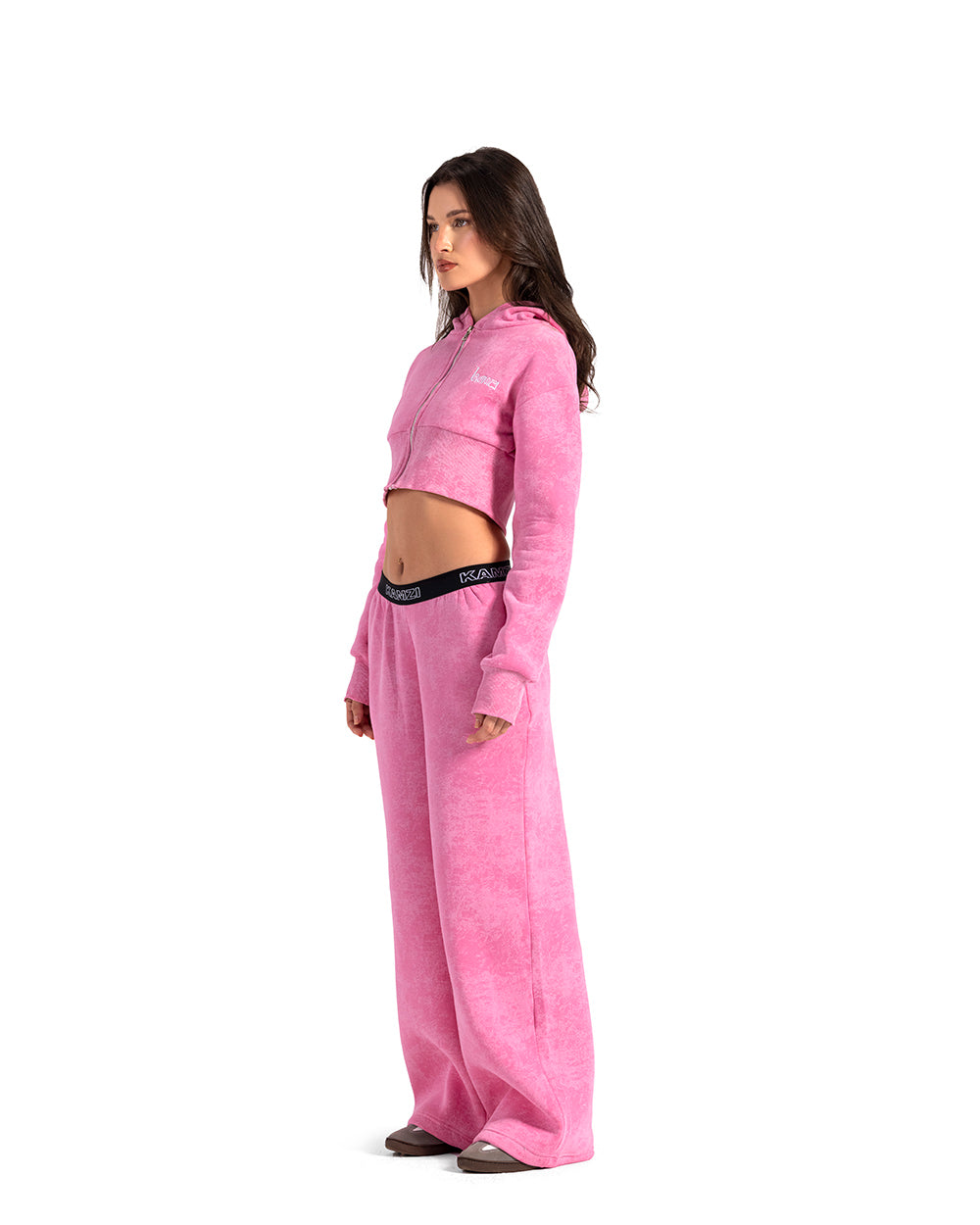 kamzi rose tie dye wide leg