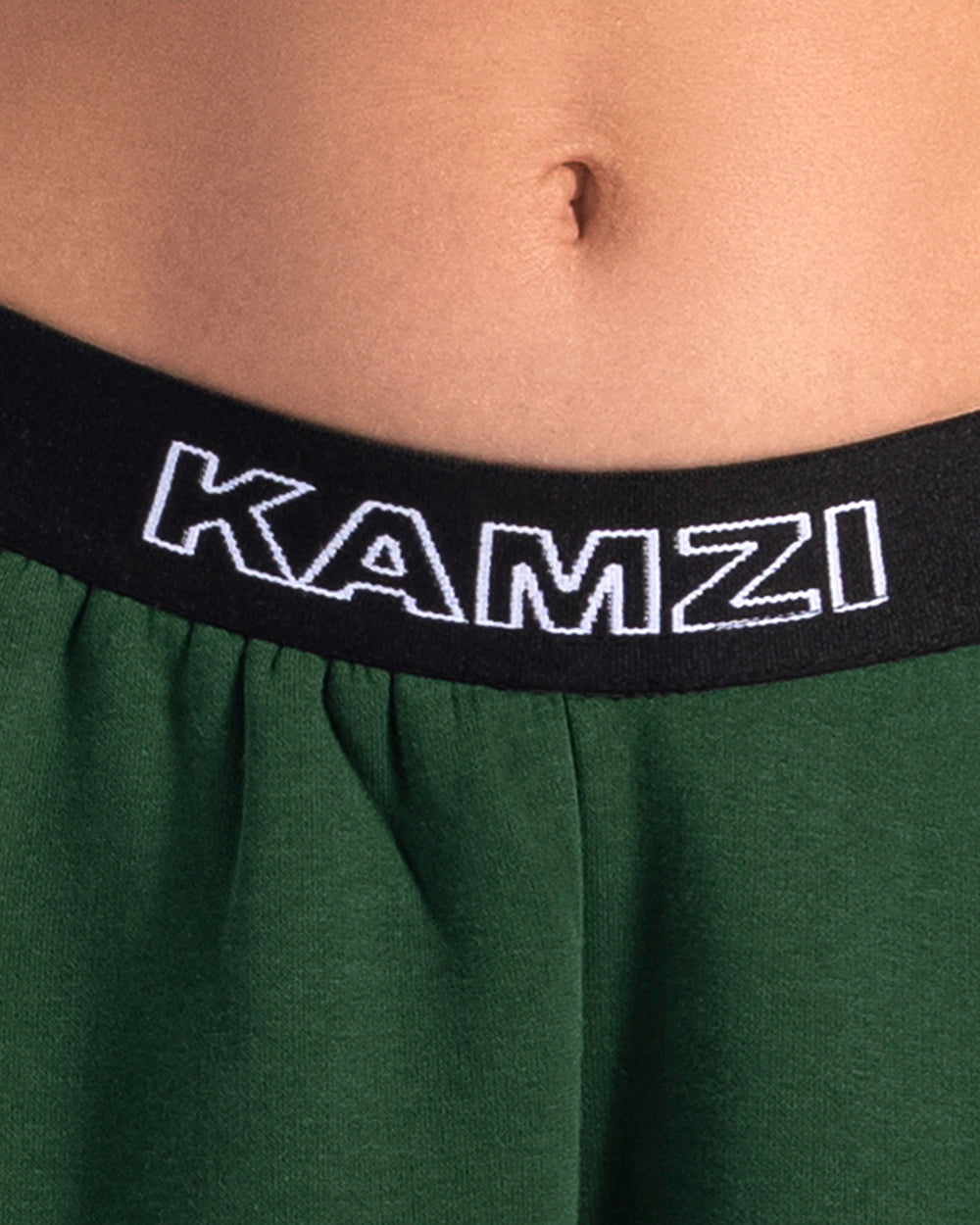 kamzi green wide leg