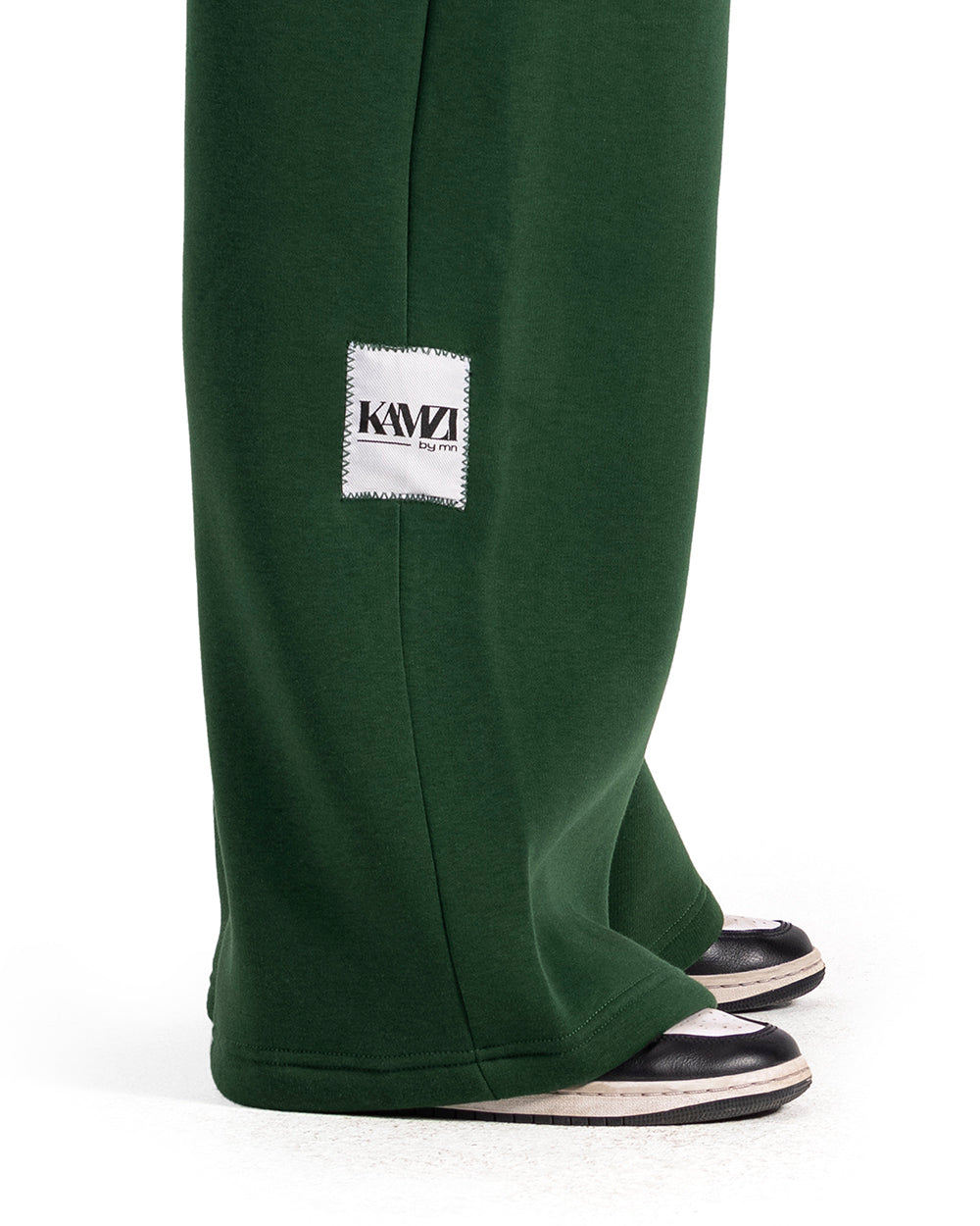 kamzi green wide leg