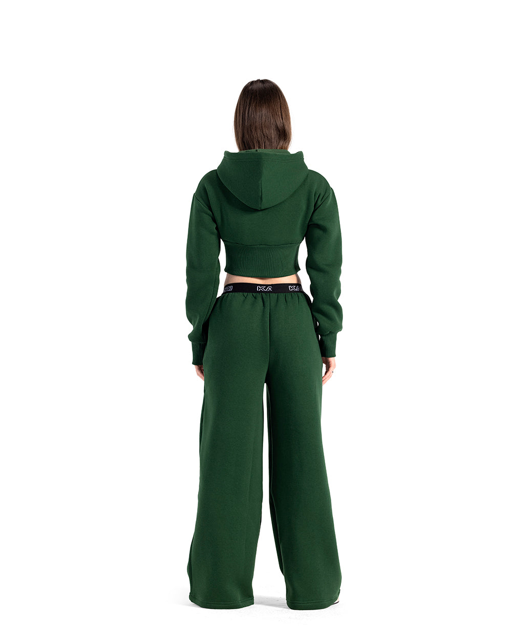 kamzi green wide leg