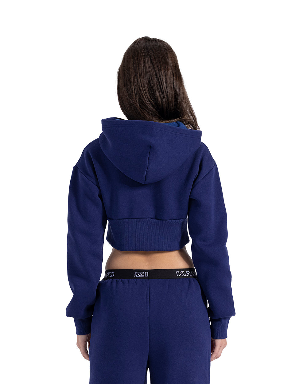 navy cropped jacket