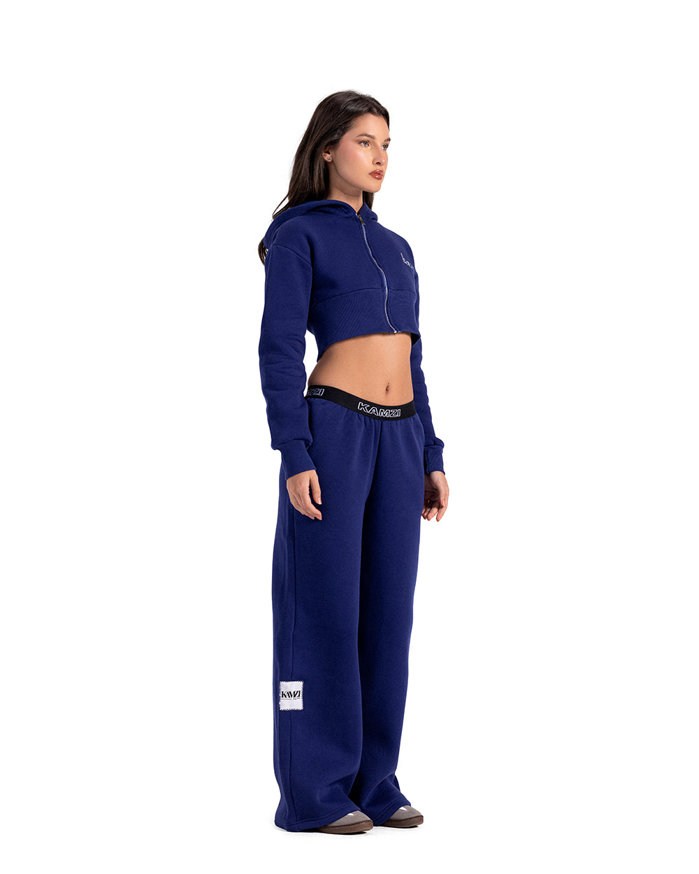 kamzi navy wide leg