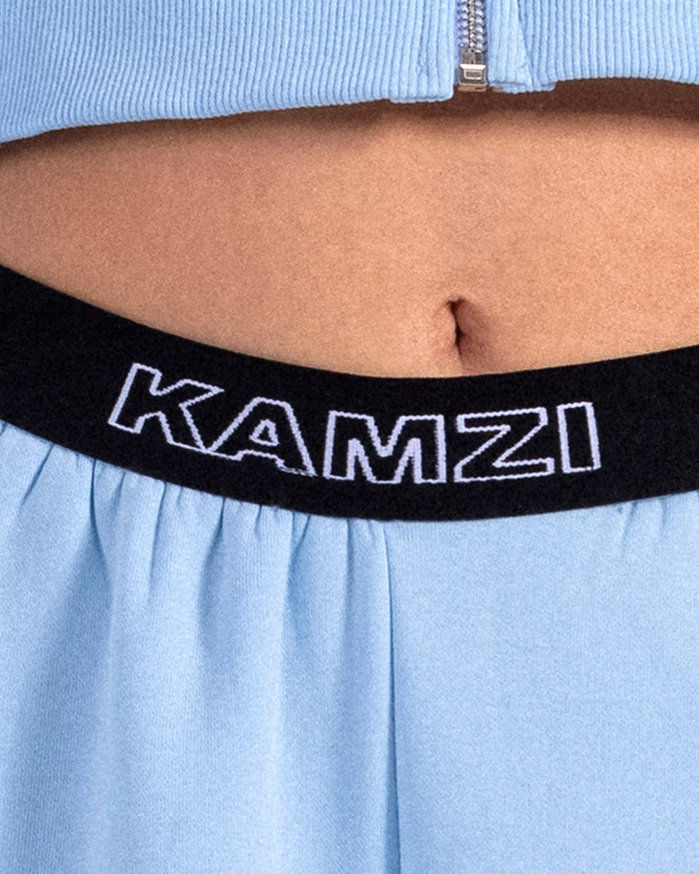 kamzi baby blue wide leg