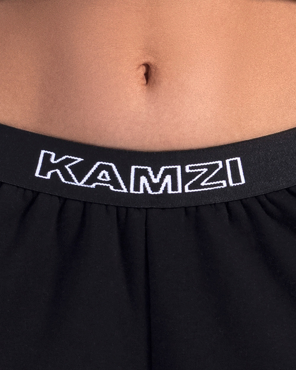 kamzi black wide leg