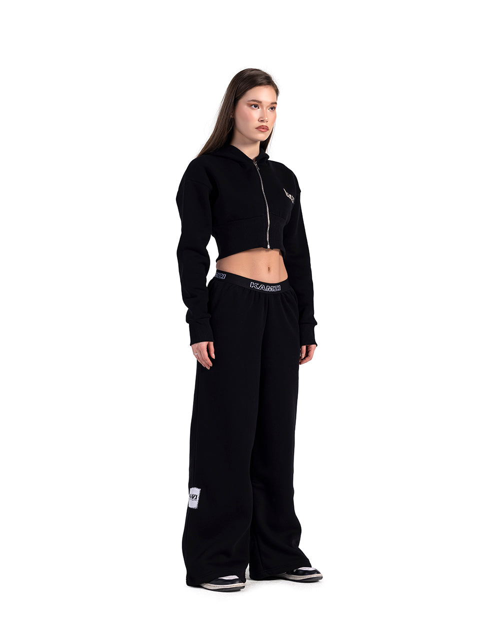 black cropped jacket
