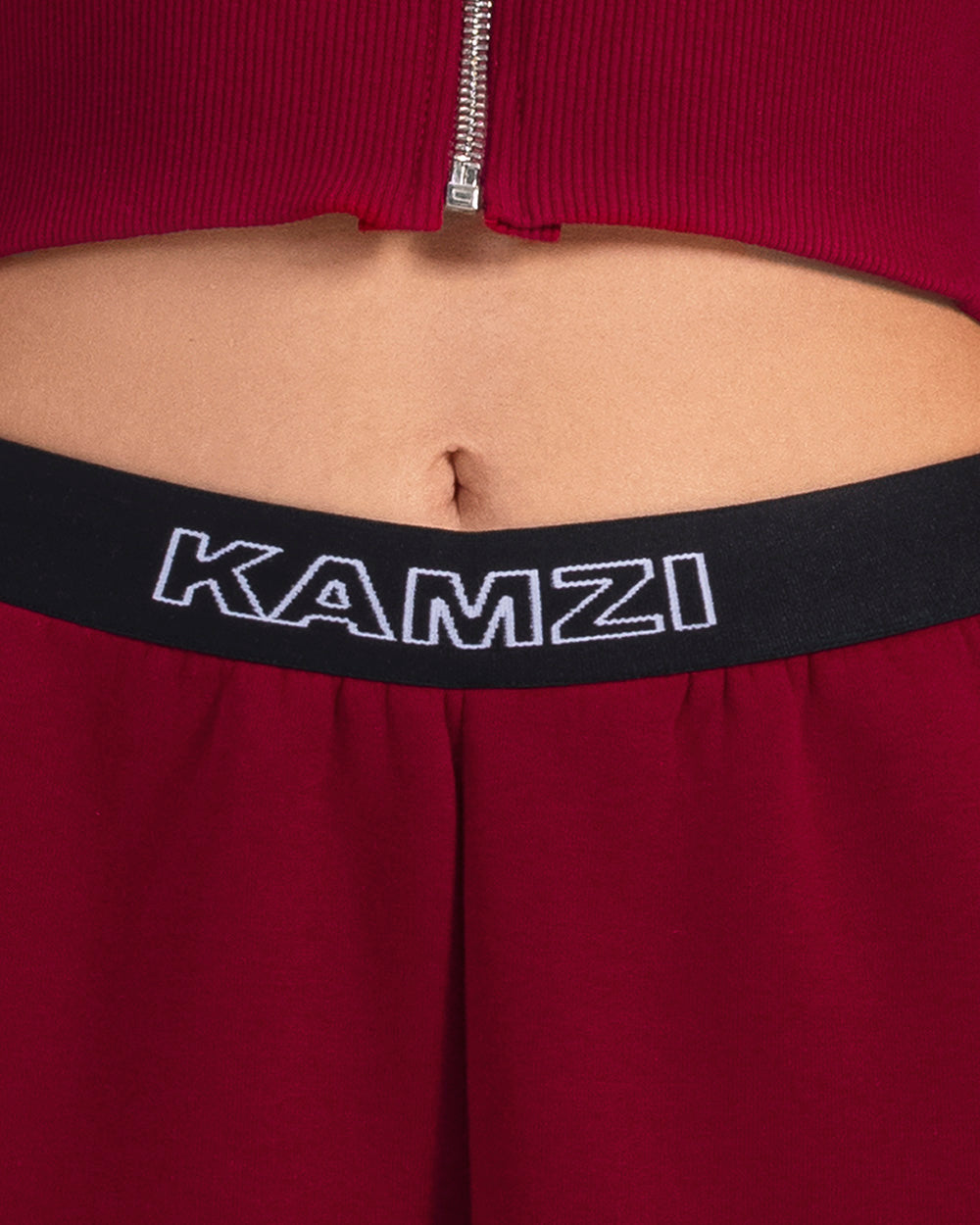 kamzi burgundy wide leg