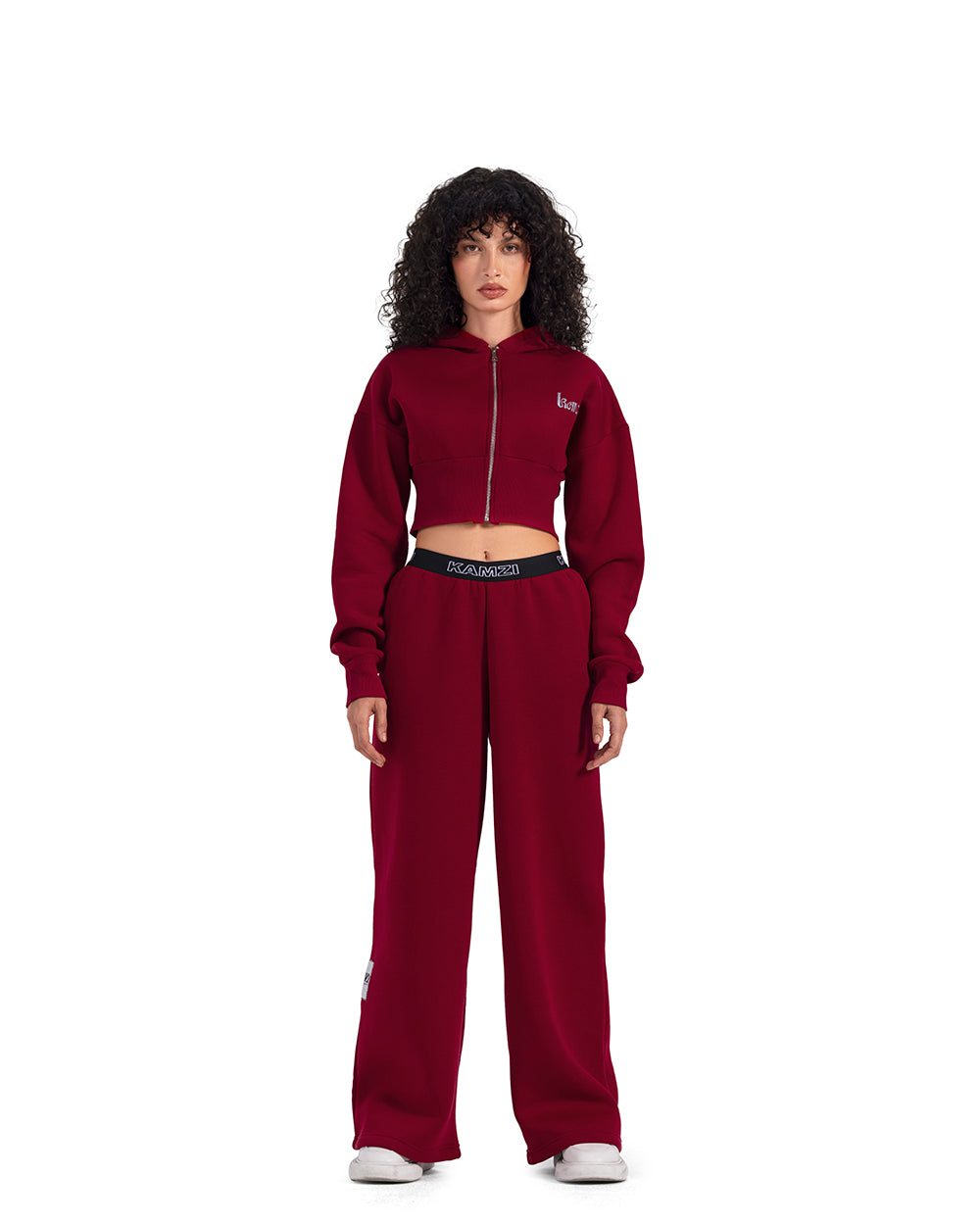 kamzi burgundy wide leg