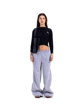 grey wide leg