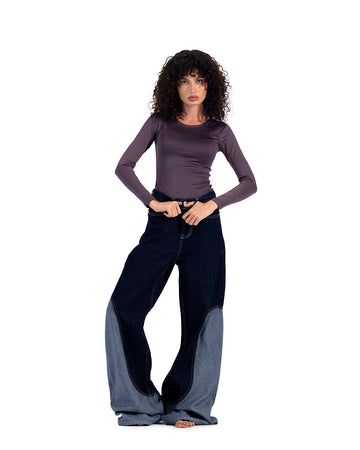 dark violet long sleeve