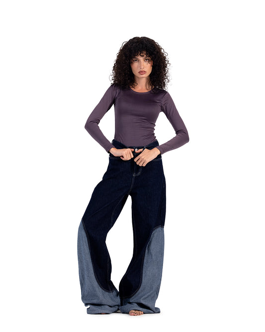 dark violet long sleeve