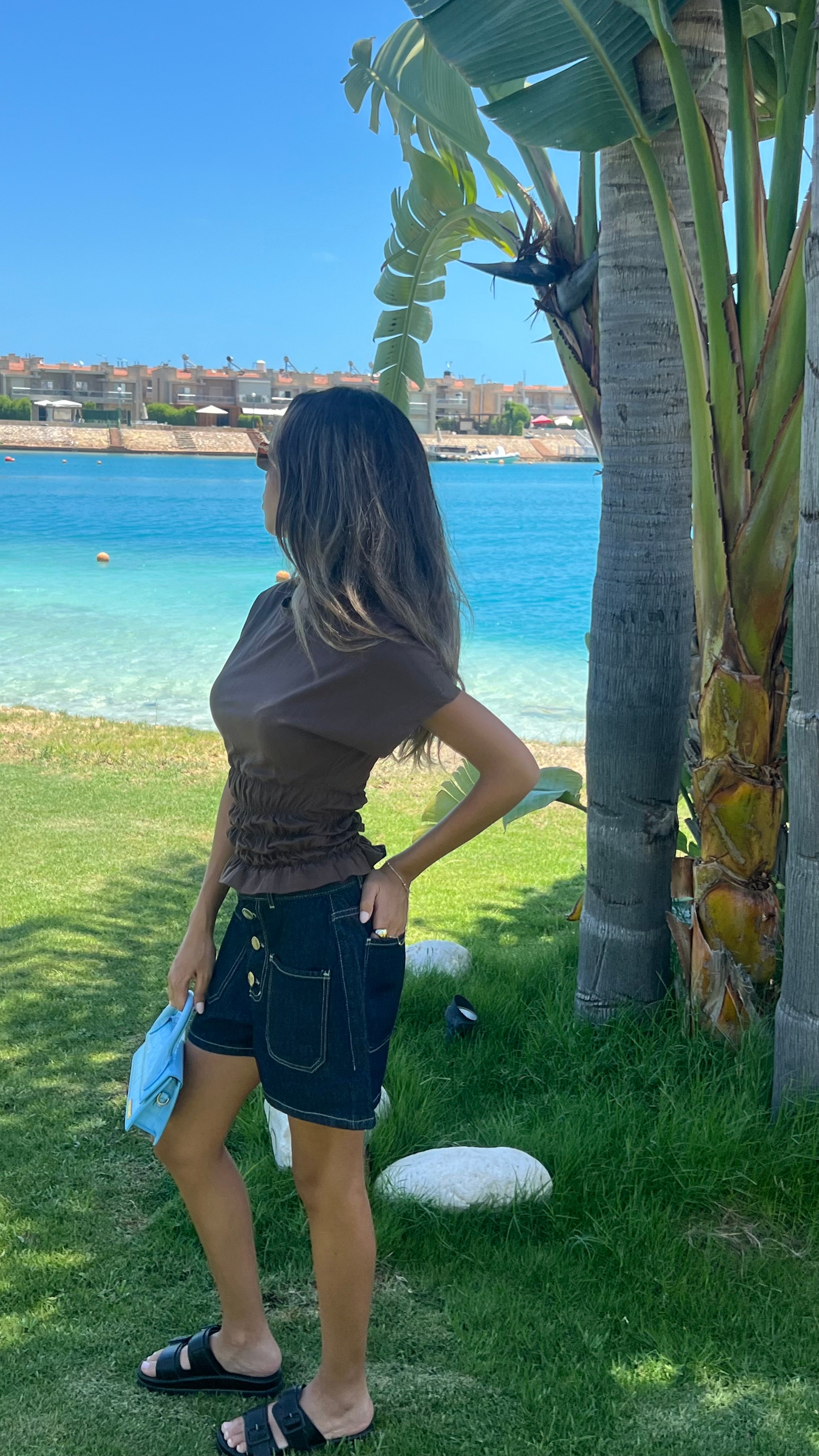 Shirred Waist Top
