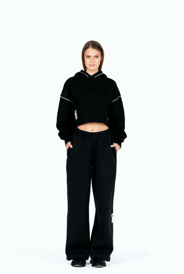 black wide leg