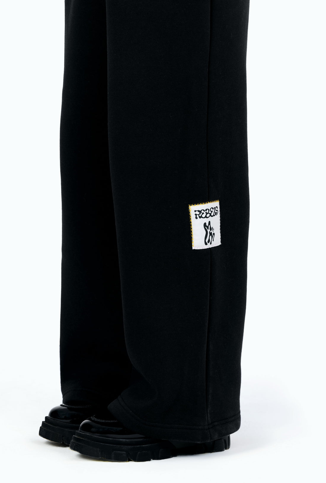 black wide leg