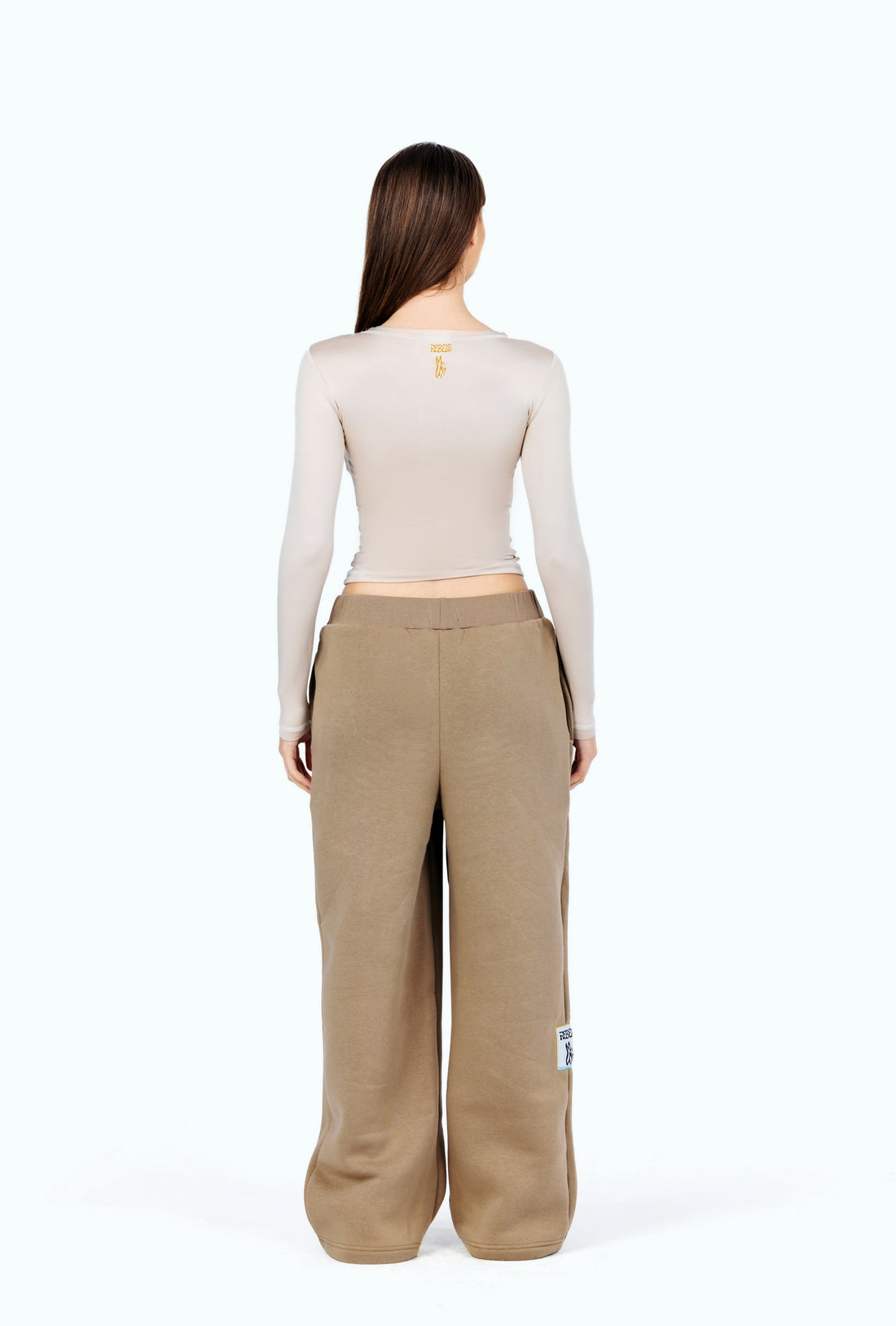 mocha wide leg