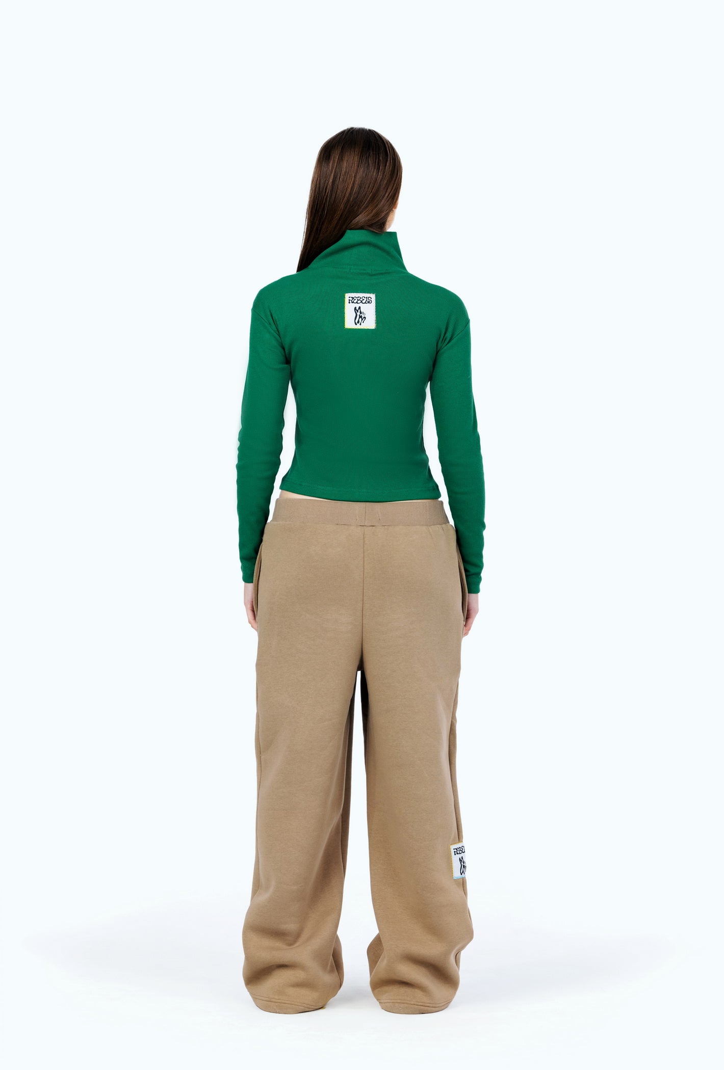 green zipper jacket