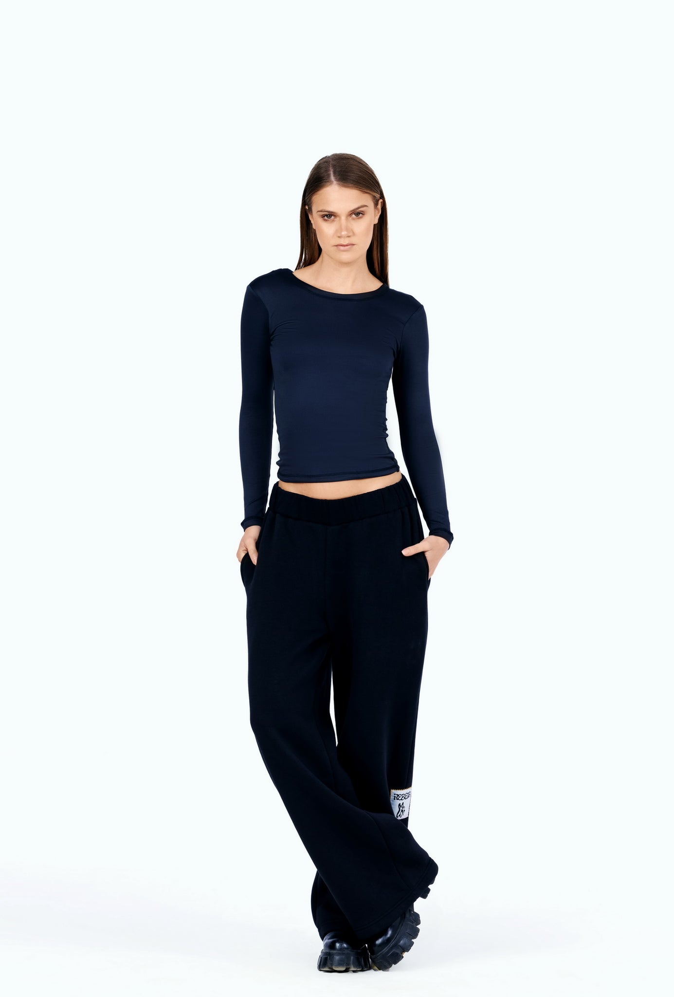 navy long sleeve
