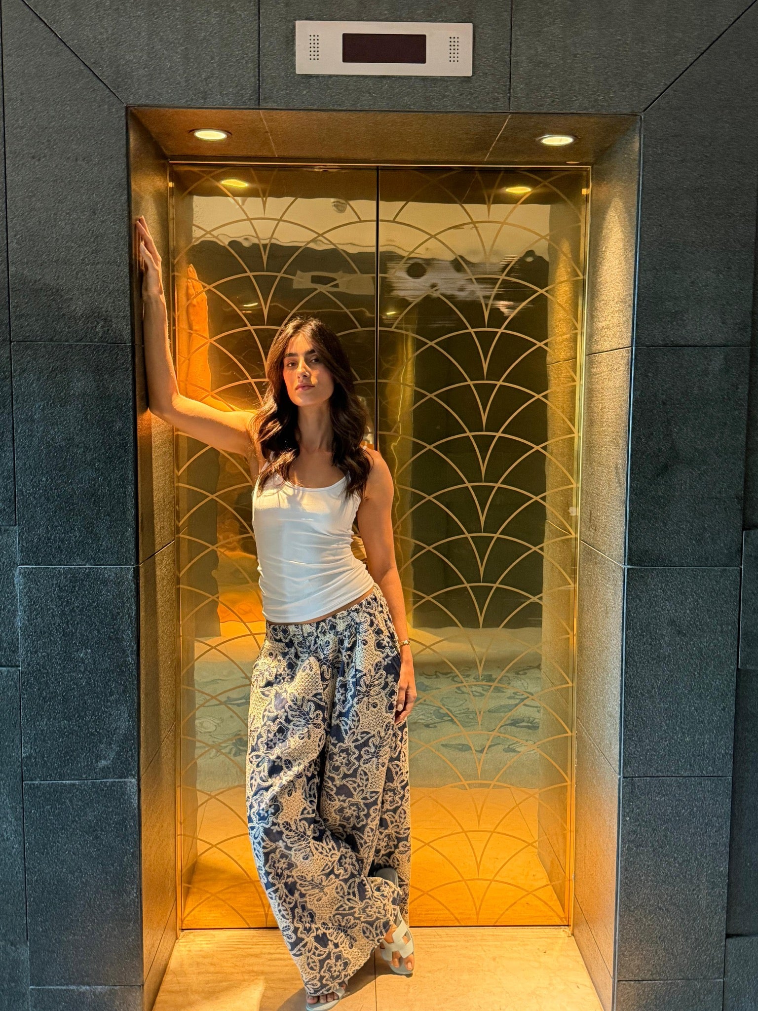 Indigo Blossom Pants