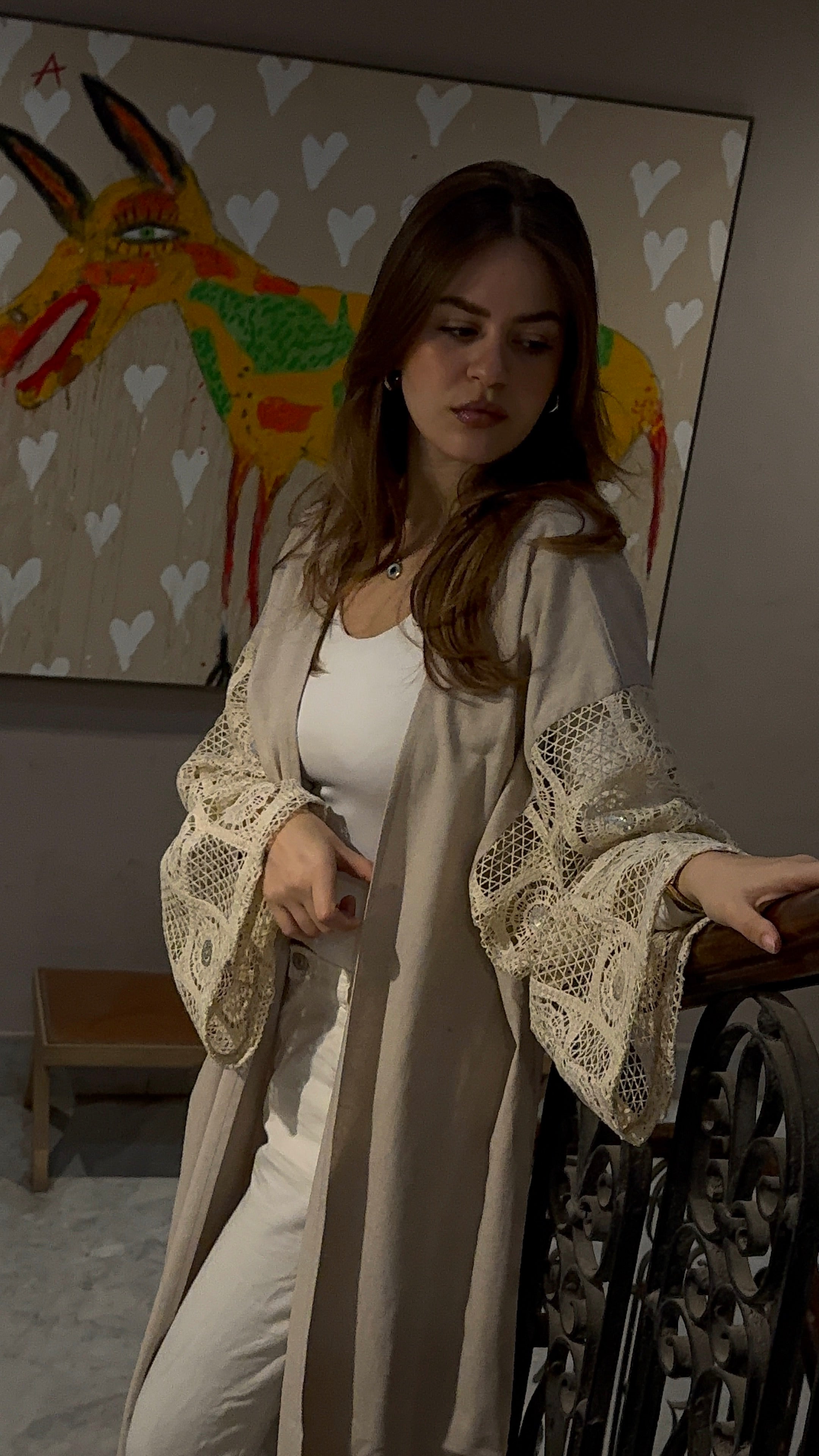 linen kaftan