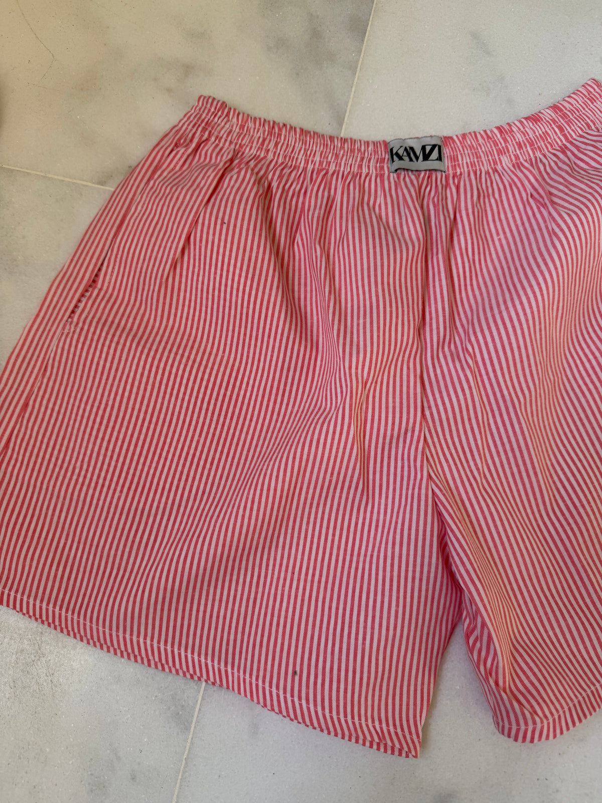 Pink gingham shorts