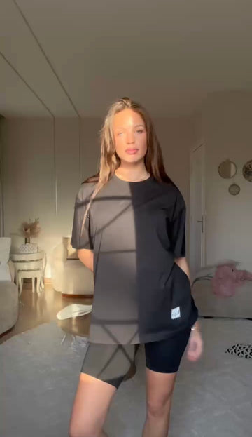 Black Oversized T-Shirt