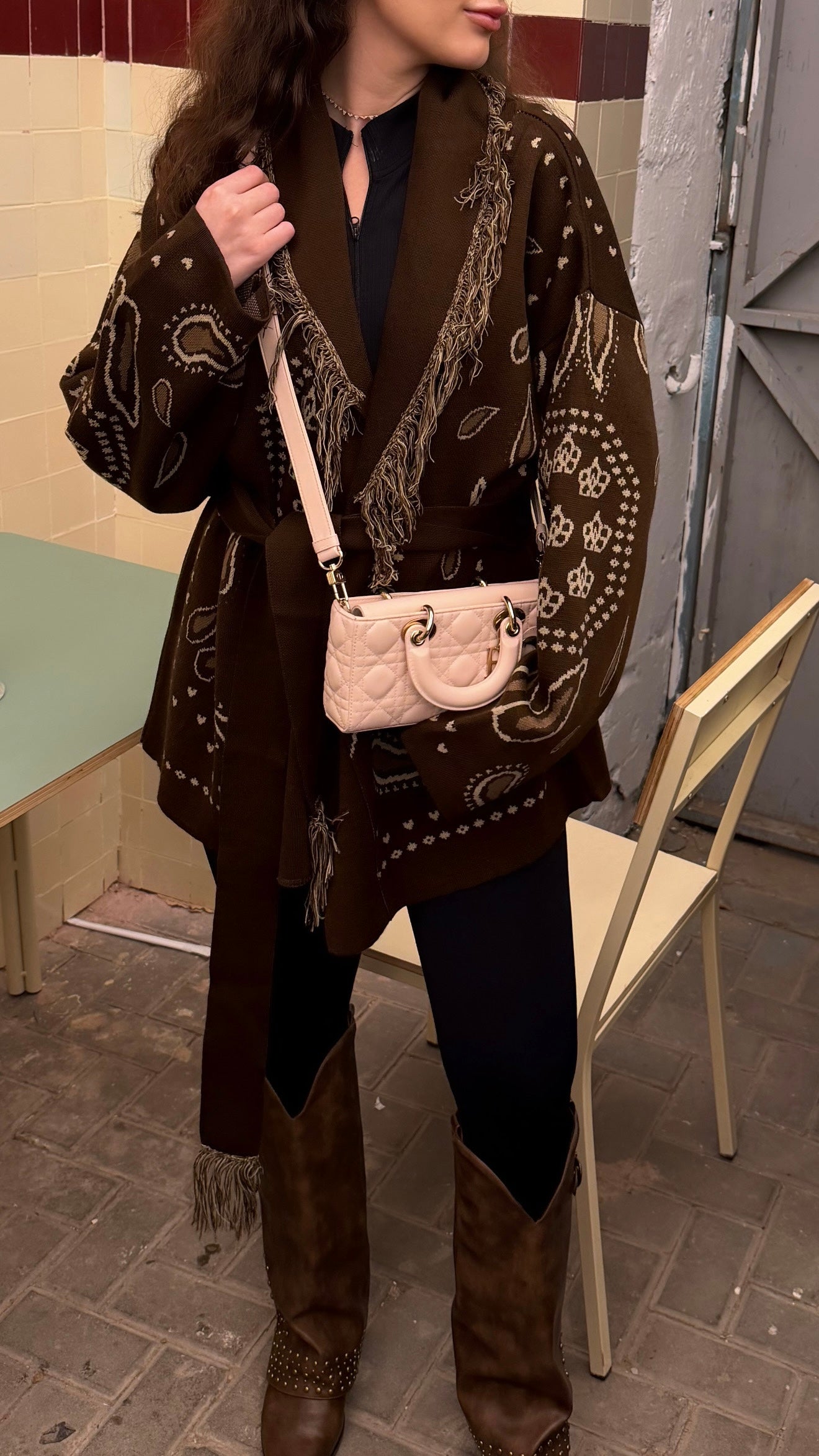 Brown Bloom Coat