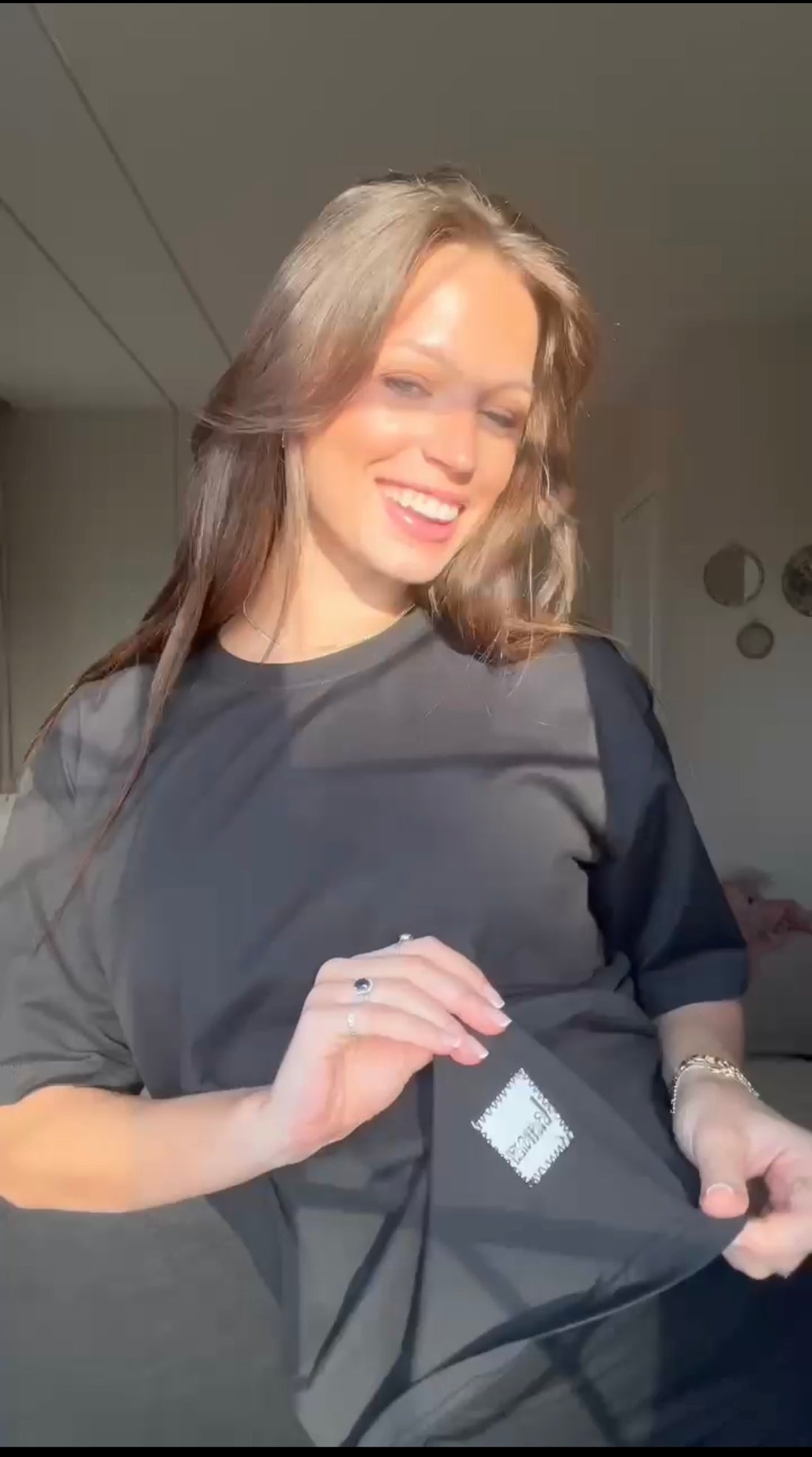 Black Oversized T-Shirt