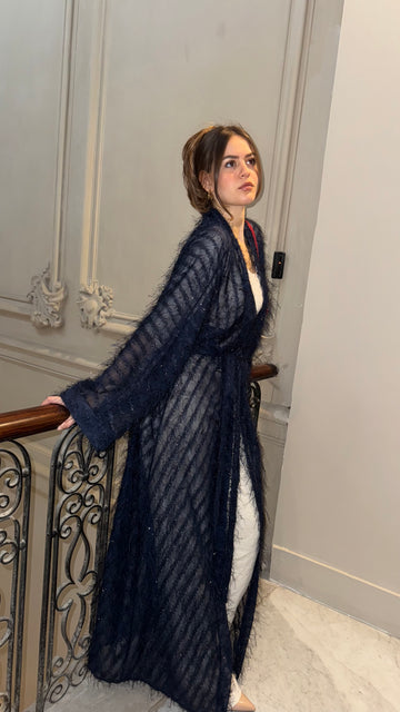 Navy blue furr