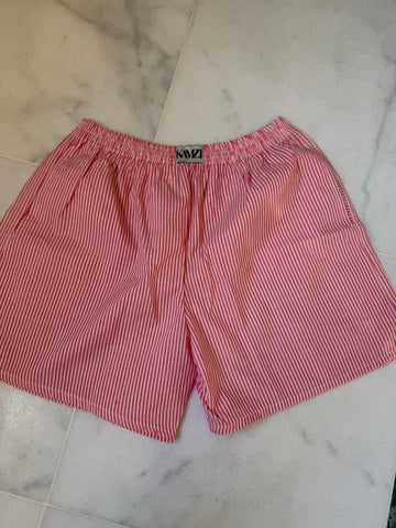 Pink gingham shorts