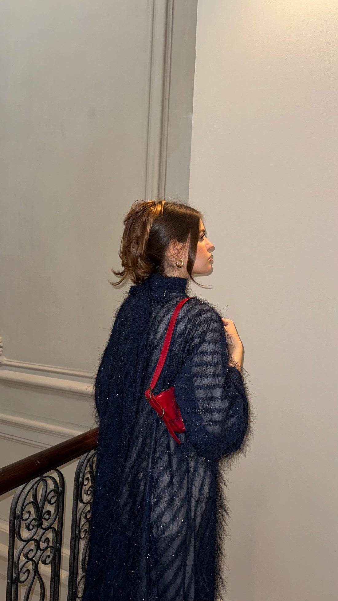 Navy blue furr
