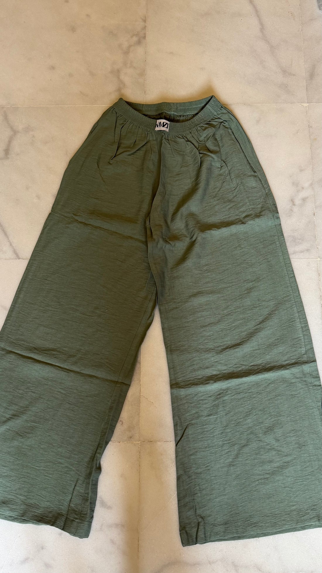 Linen Pants In Olive