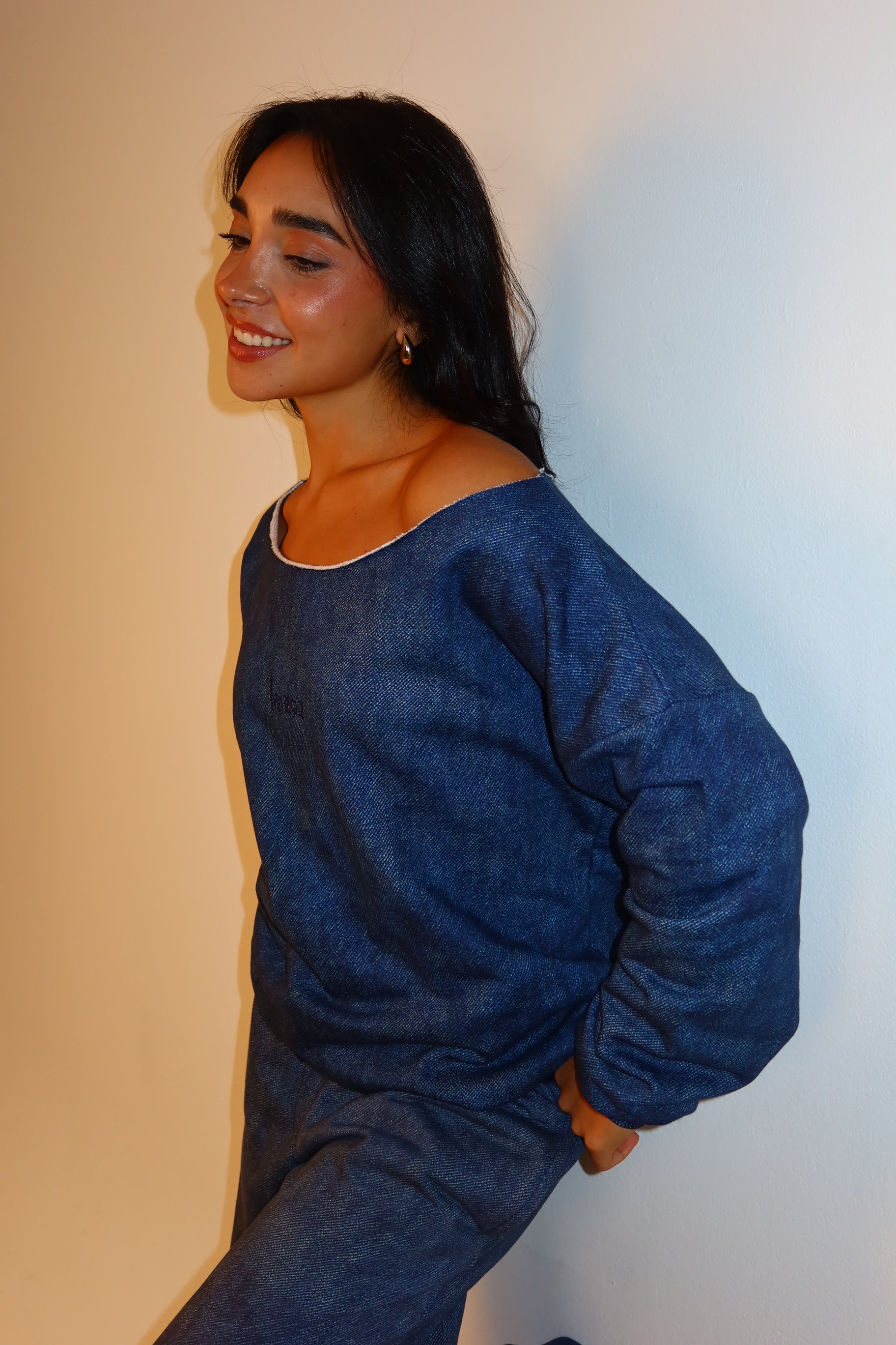 Ash Wash No Neckline Sweater