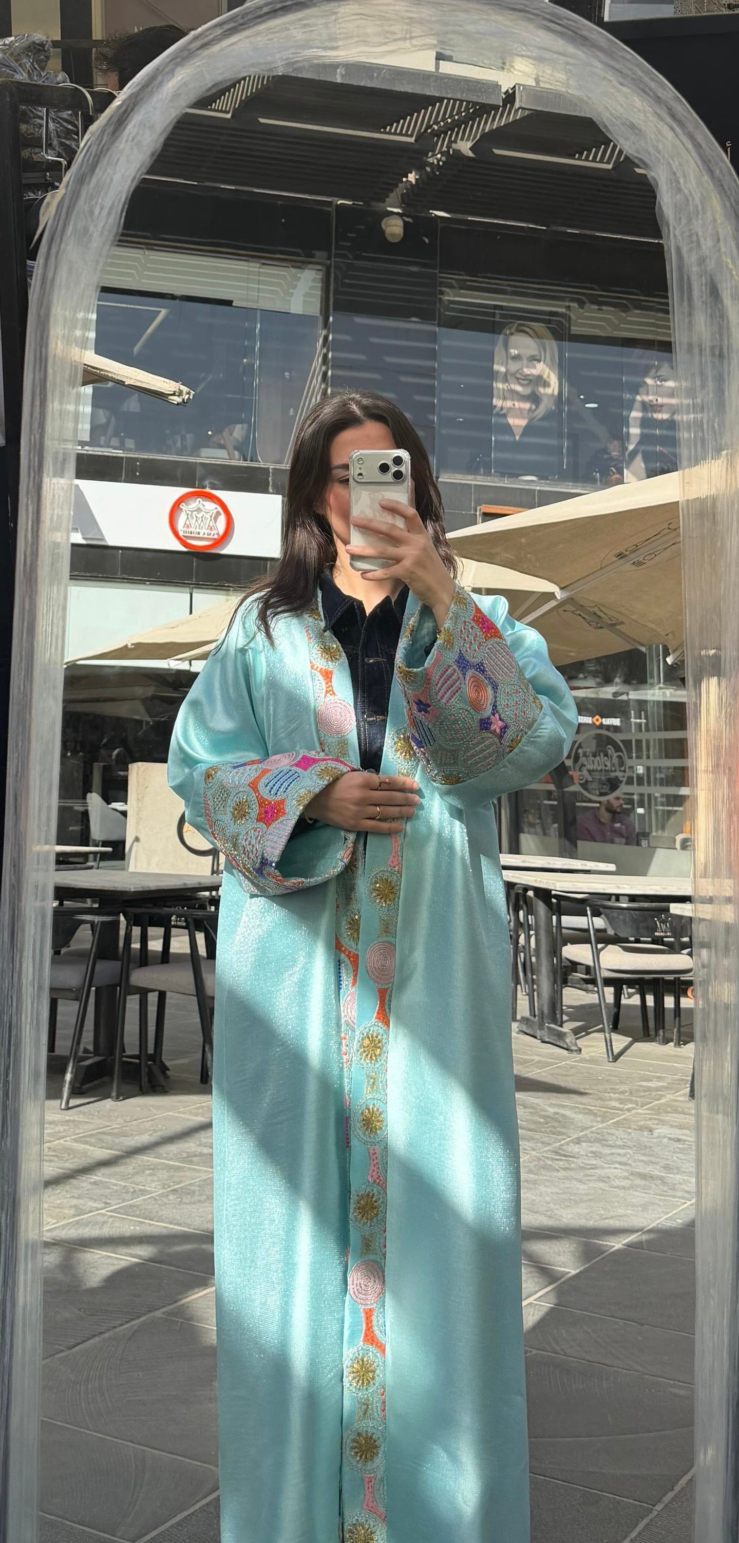 Soft Sky Kaftan