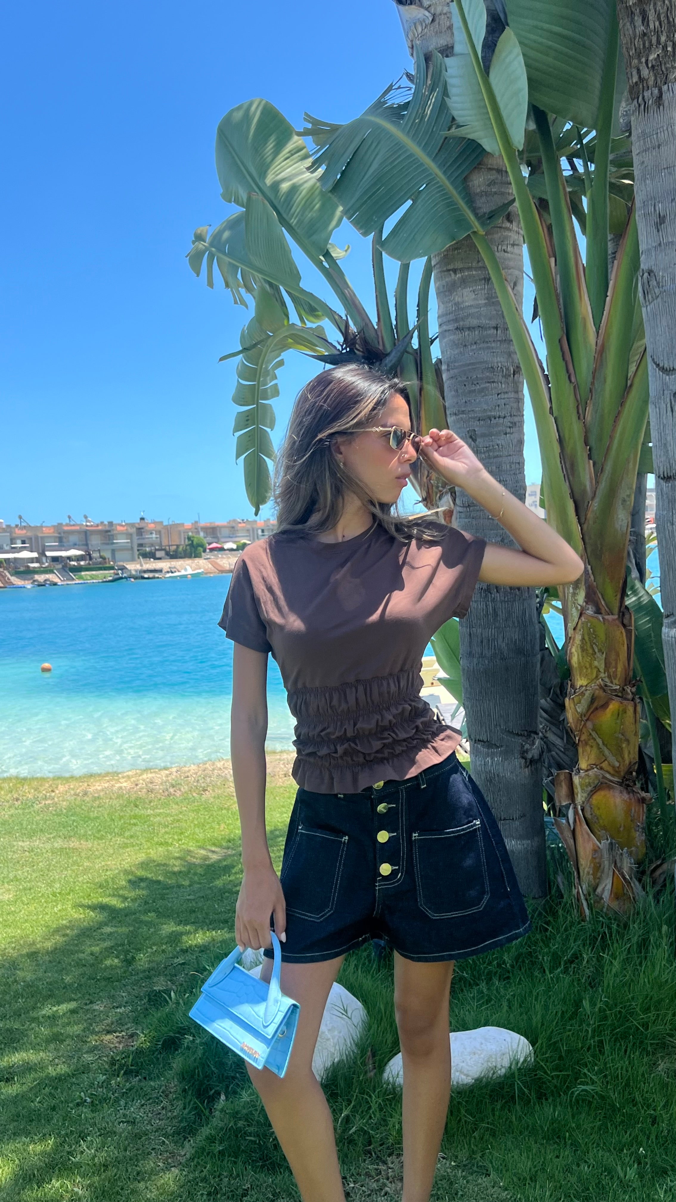 Shirred Waist Top
