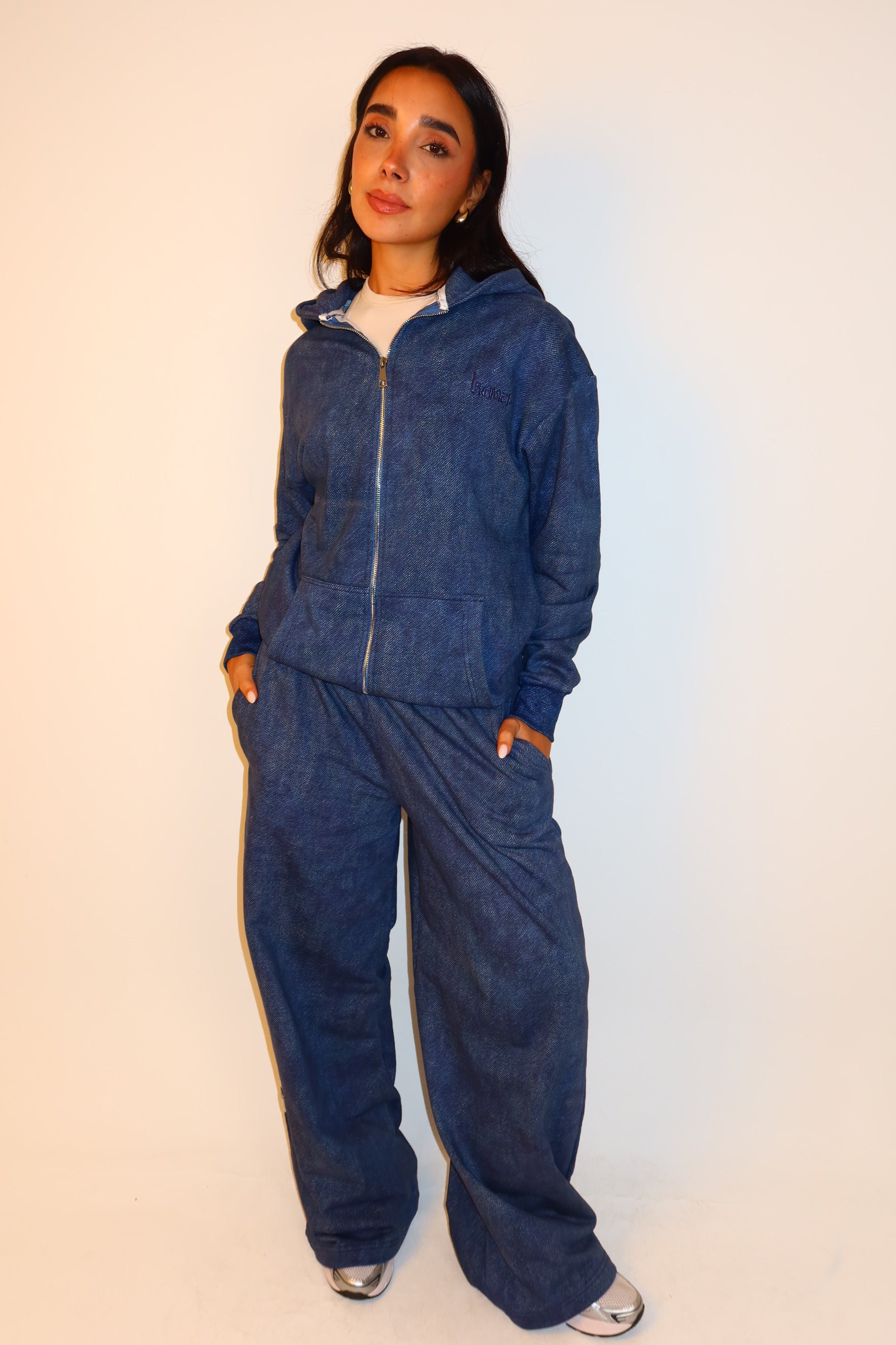 Oversized Zip Up Jacket Ash