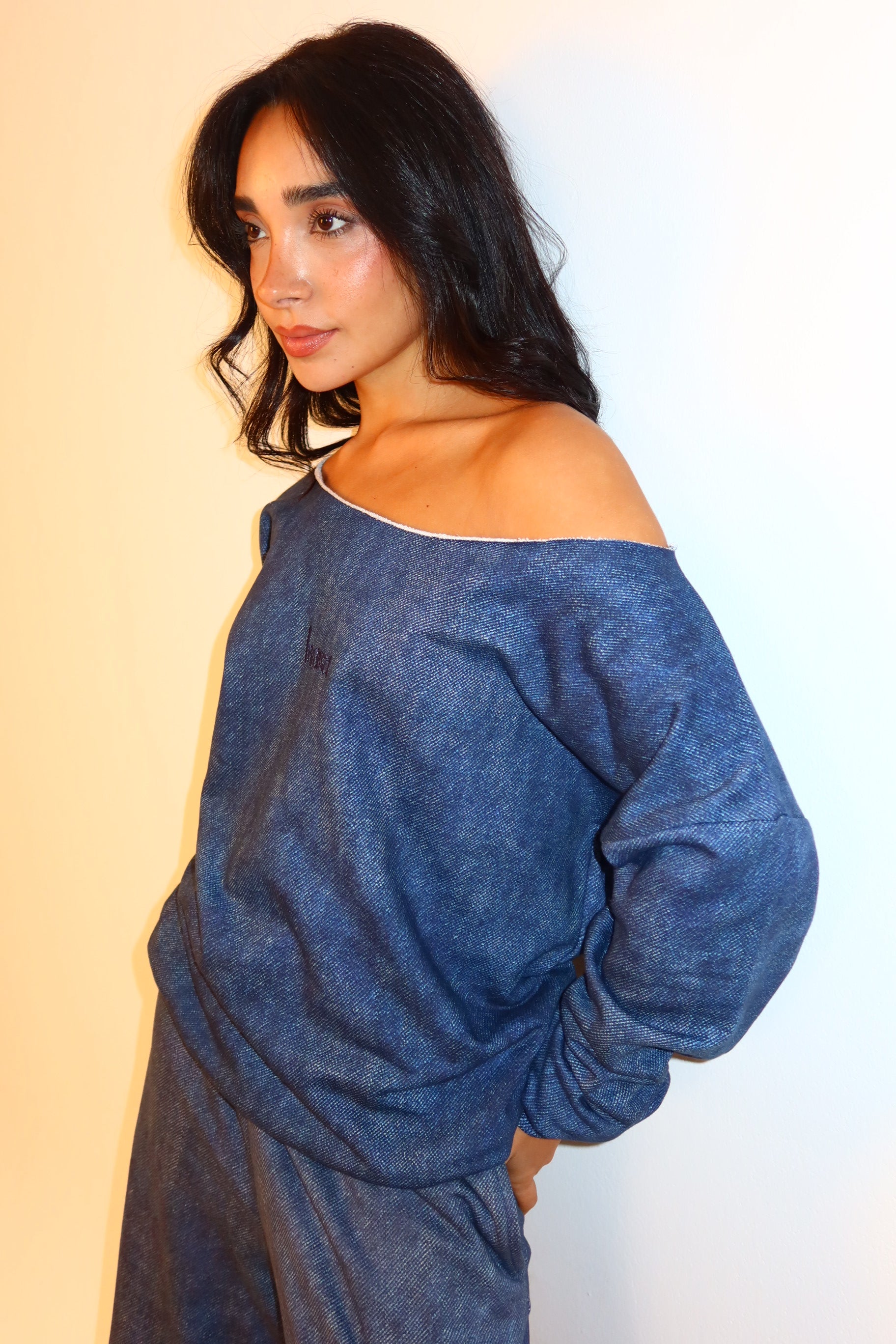 Ash Wash No Neckline Sweater