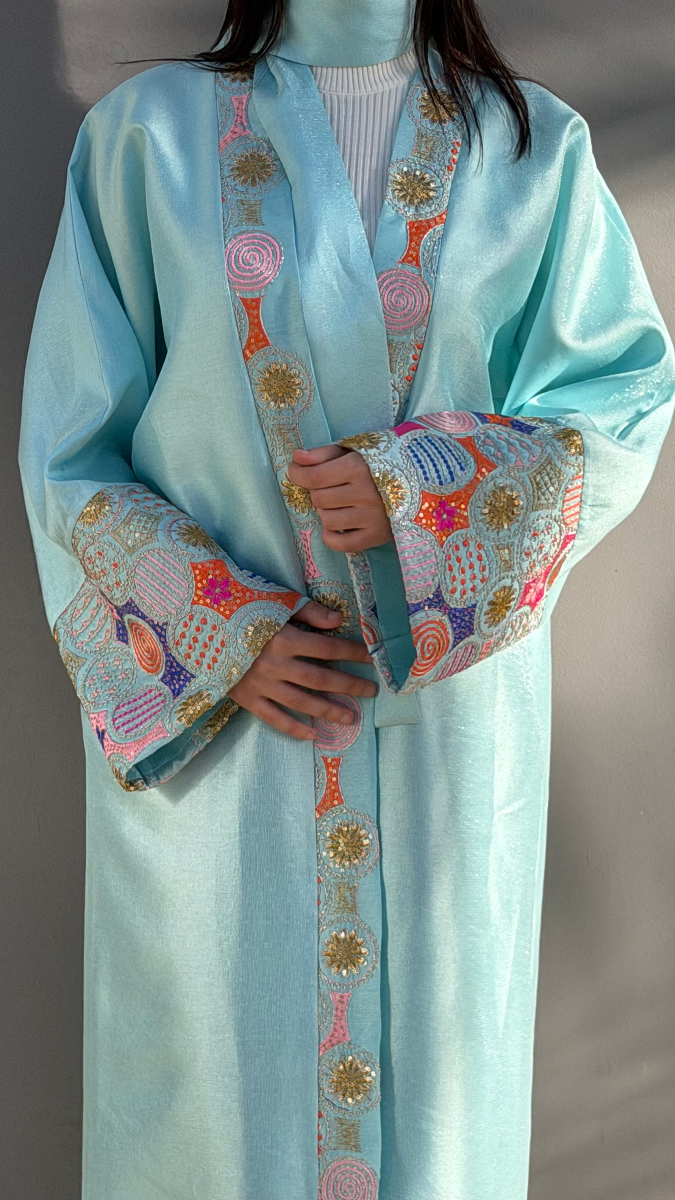 Soft Sky Kaftan