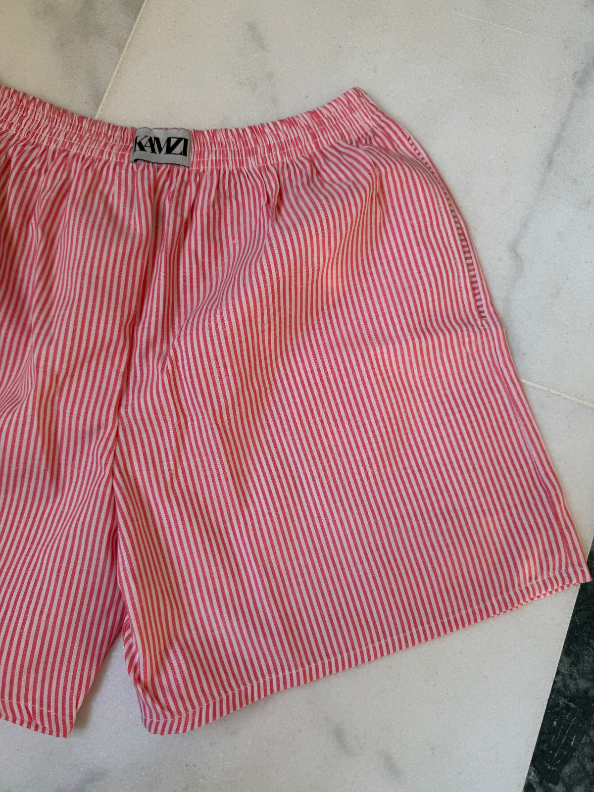 Pink gingham shorts