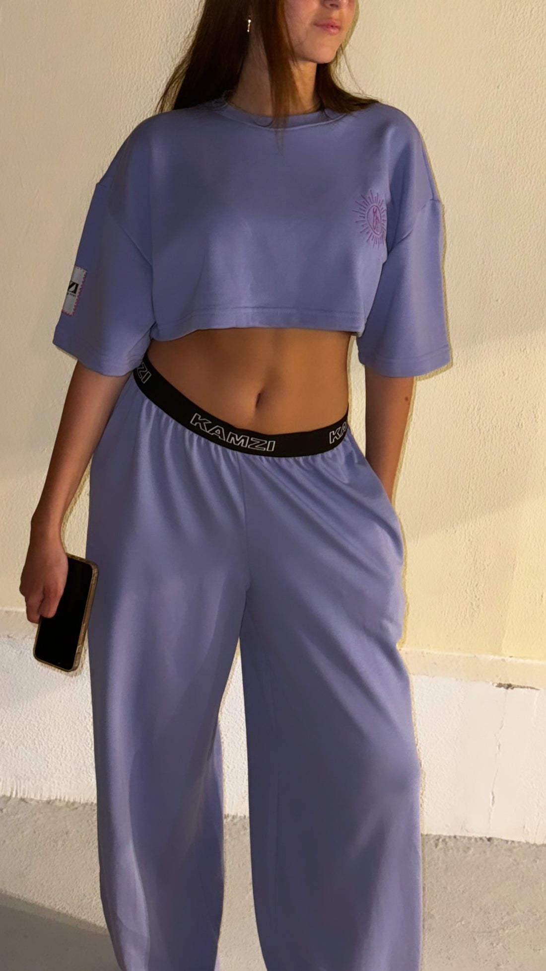 Kamzi Summer Dark P￼urple Pants