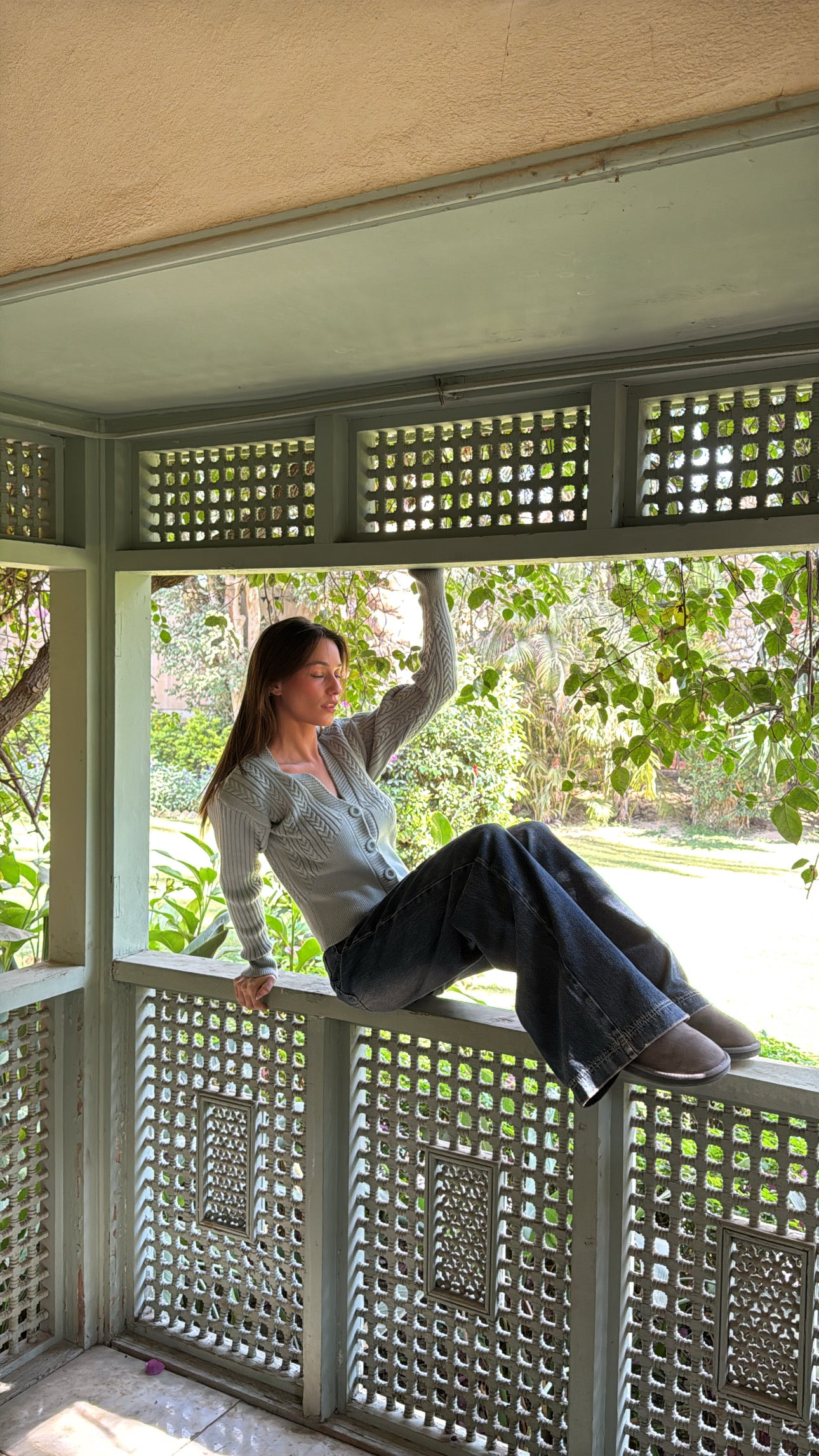 Twisted Tricot Jacket