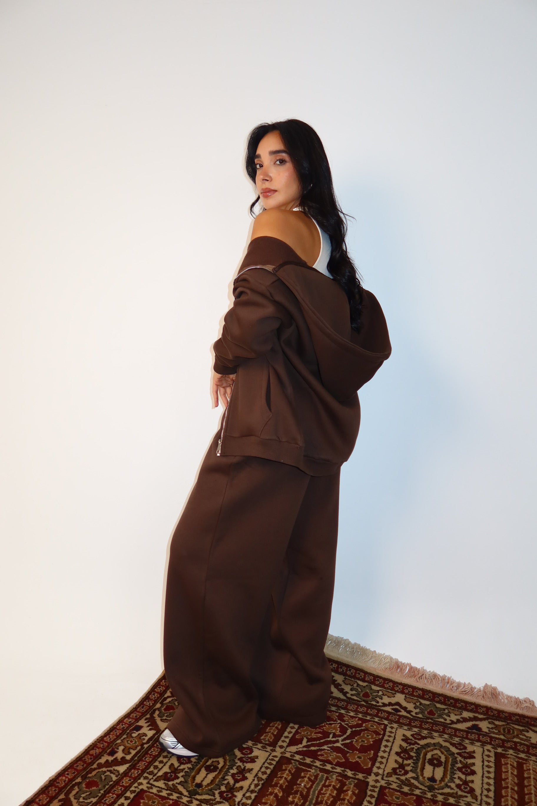 Oversized Zip Up Jacket